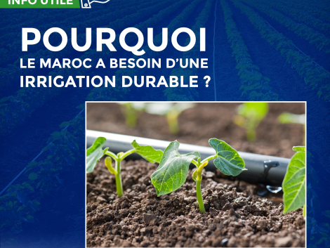 Pourquoi le Maroc a besoin d'une irrigation durable